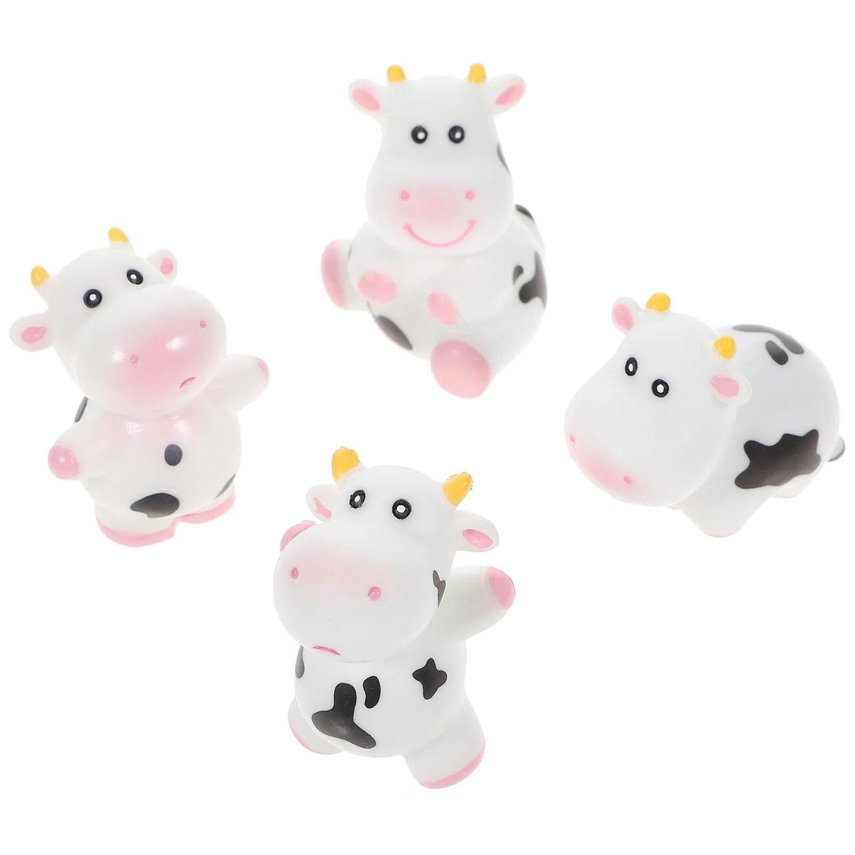5 Pcs Toys Cowhide Educational Bathtub Shower Plaything Puzzle Squeeze Sound Funny Baby Bathing Squeaky Water