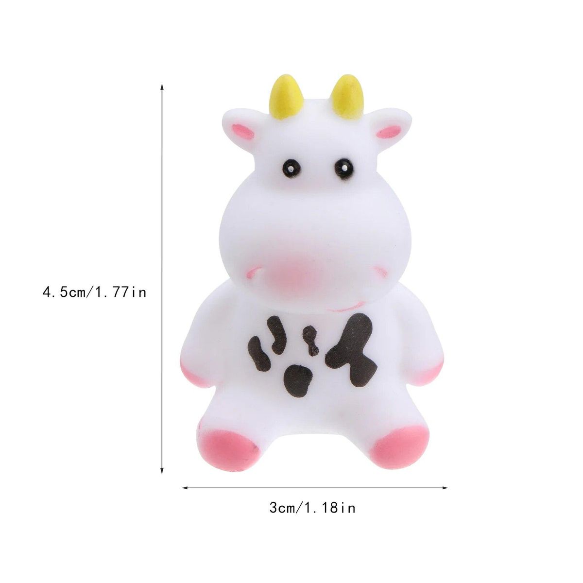 5 Pcs Toys Cowhide Educational Bathtub Shower Plaything Puzzle Squeeze Sound Funny Baby Bathing Squeaky Water