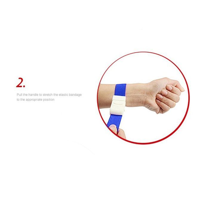 MT ABS Snap Tourniquet Medical Emergency Buckle Band Outdoor First Aid Accessory-blue