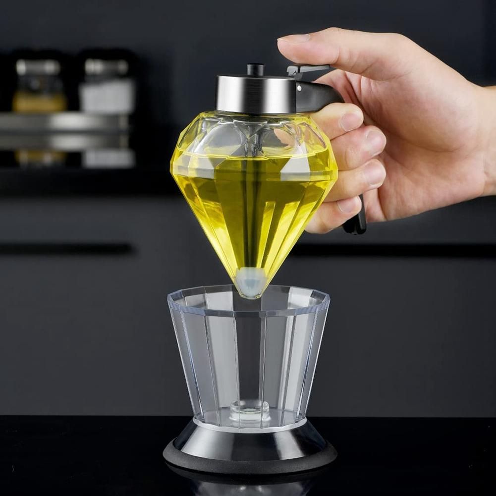 Olive Oil Dispenser Glass , for Kitchen, with Stand