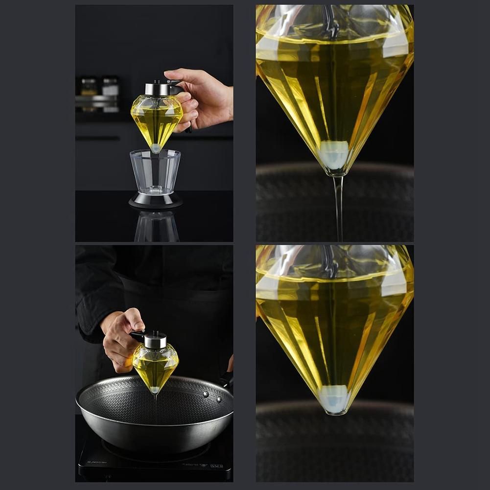 Olive Oil Dispenser Glass , for Kitchen, with Stand
