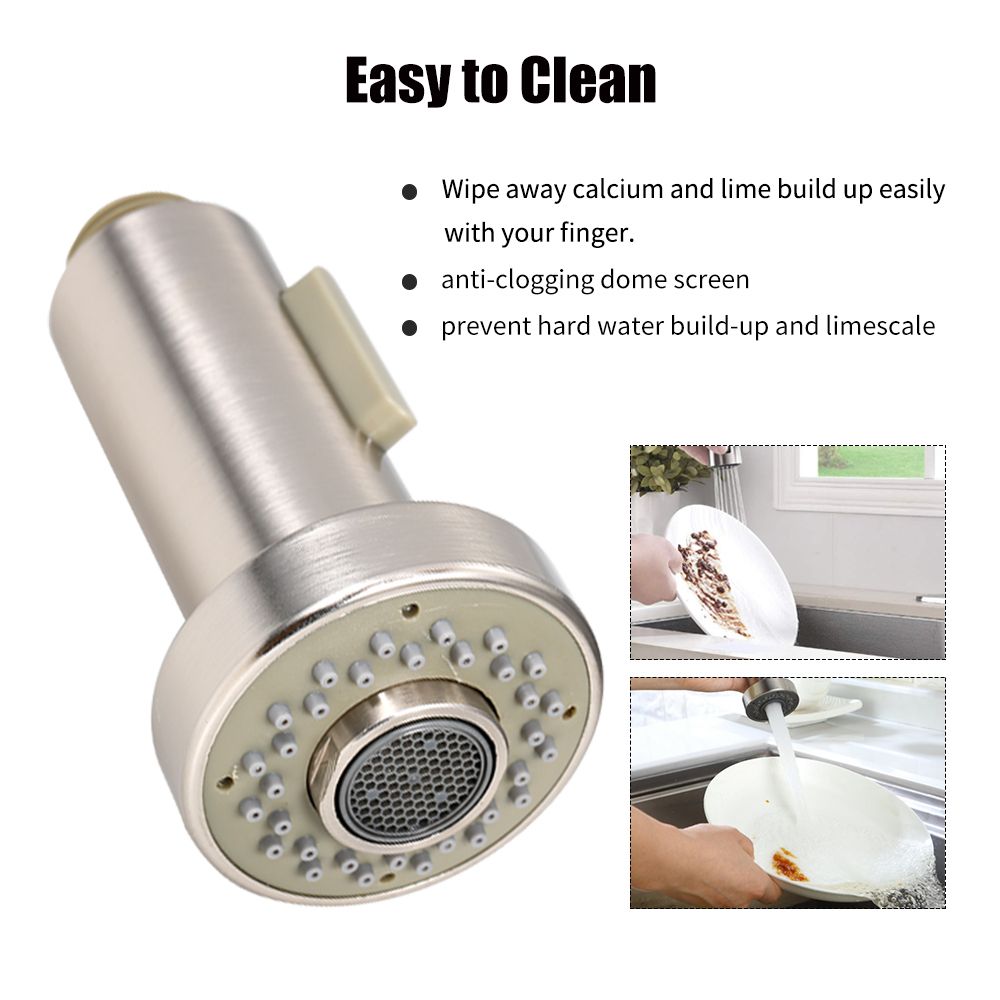 Kitchen Faucet Pull-out Spray Head 2-Function With Check