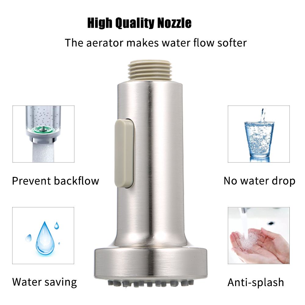 Kitchen Faucet Pull-out Spray Head 2-Function With Check