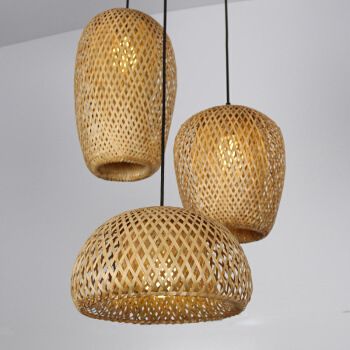 Restaurant Chandelier Simple Creative Pastoral Bamboo