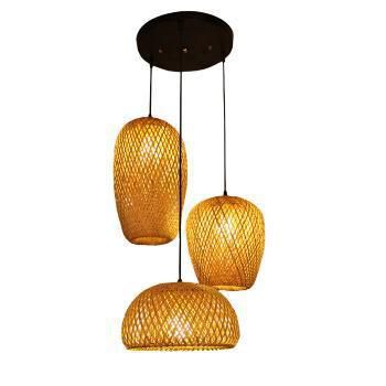 Restaurant Chandelier Simple Creative Pastoral Bamboo