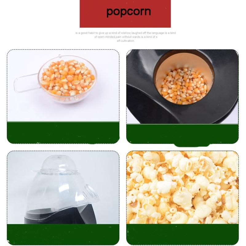 Portable Electric Popcorn Maker Kitchen Mini DIY Corn Maker