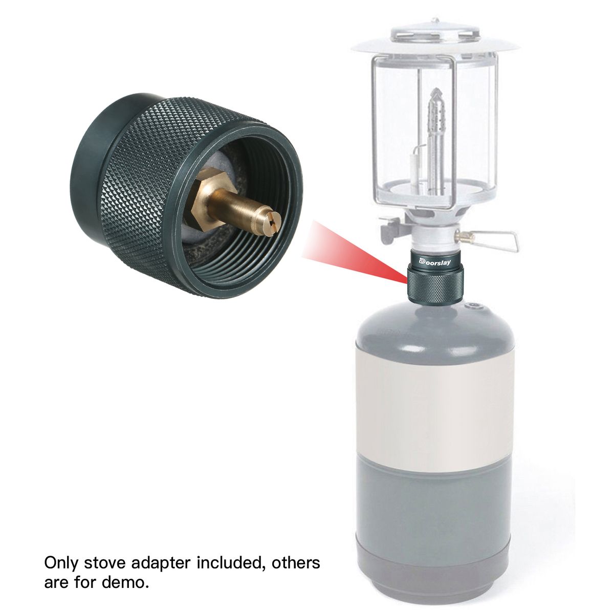 Ultralight Portable Outdoor Camping Stove With Adapter