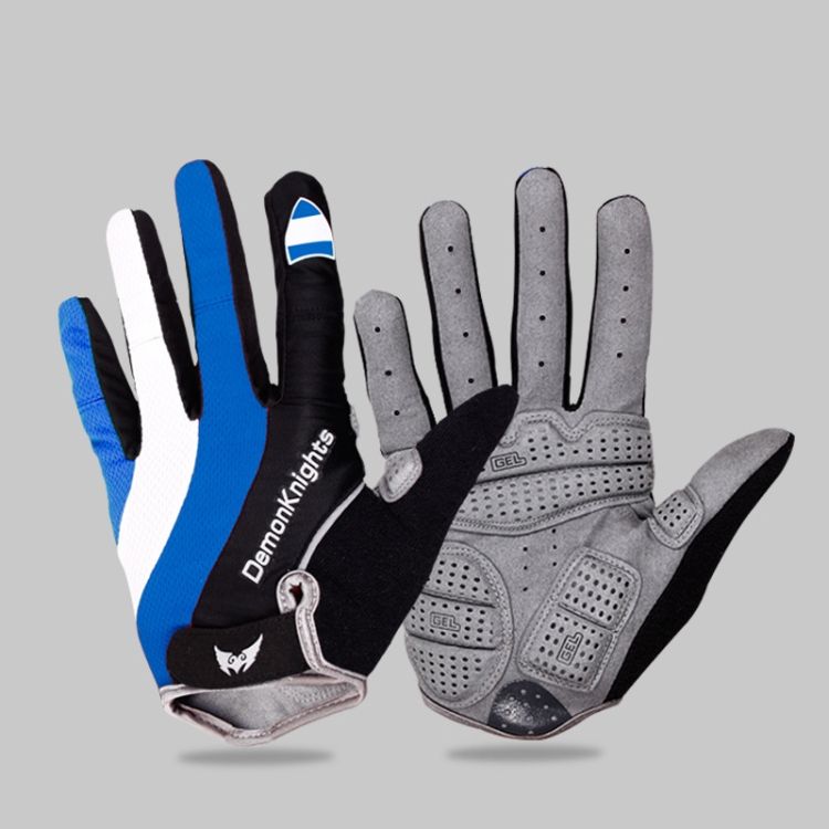 DemonKnights Full Finger Cycling Gloves, Size: M