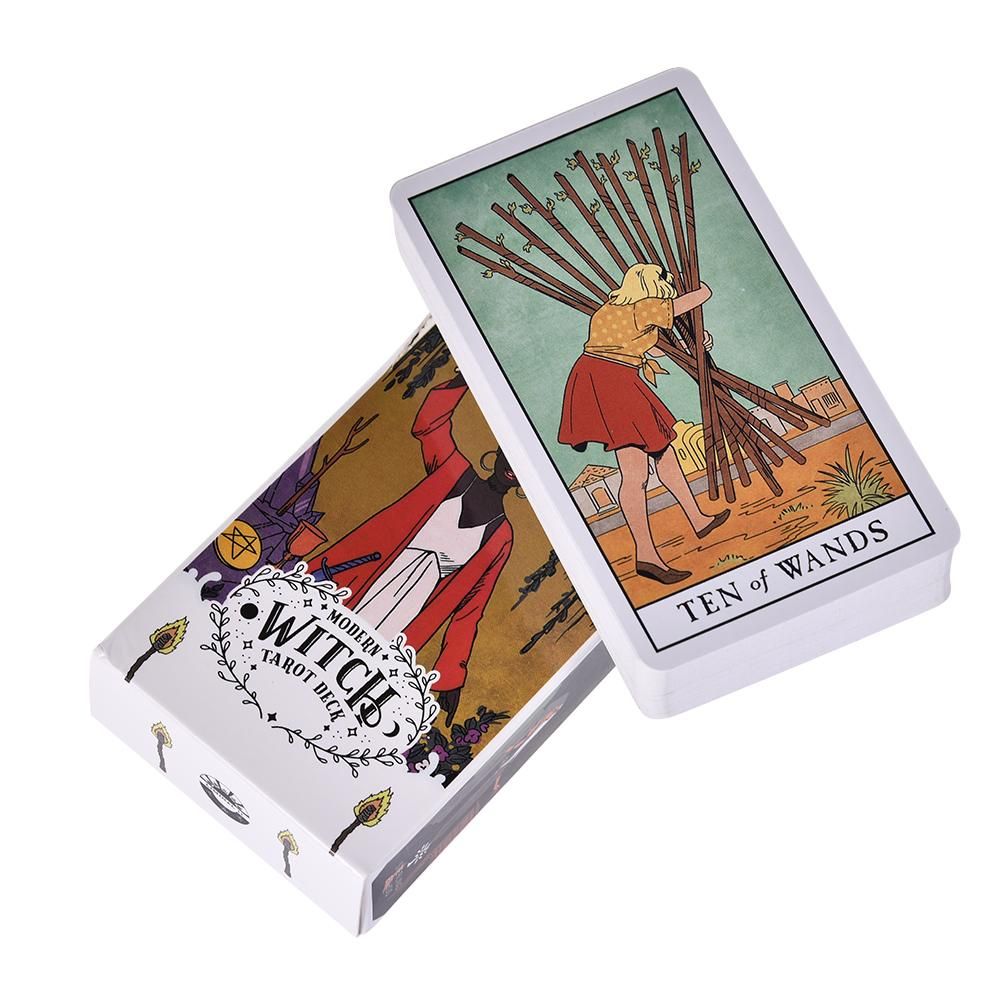 Card Deck HOT! Guidebook Modern The Witch Tarot Card Table