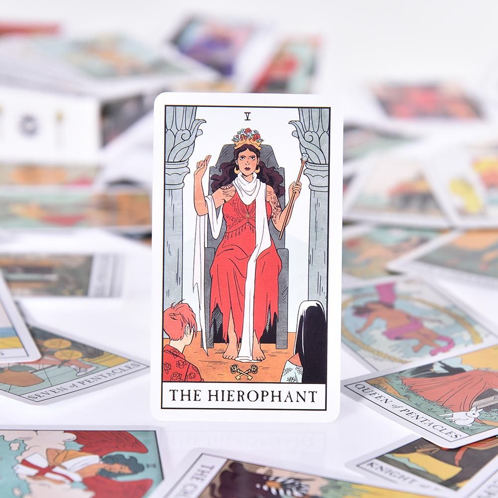 Card Deck HOT! Guidebook Modern The Witch Tarot Card Table