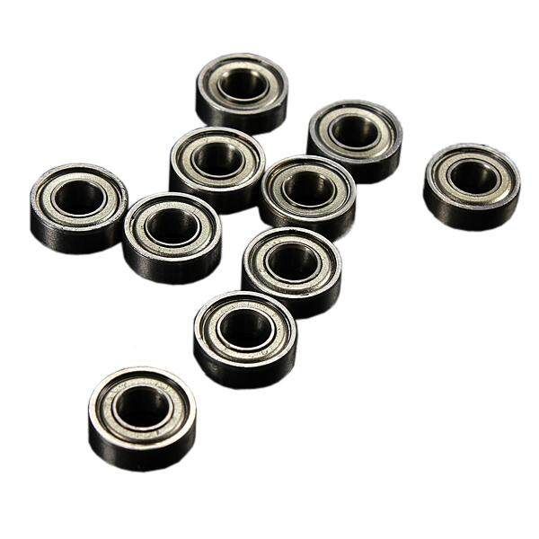 10Pcs 11x5x4mm Steel Metal Shielded Deep Groove Ball Bearing Roller MR115ZZ