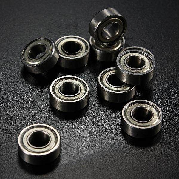 10Pcs 11x5x4mm Steel Metal Shielded Deep Groove Ball Bearing Roller MR115ZZ