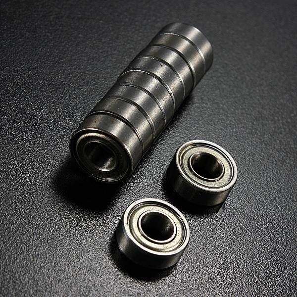 10Pcs 11x5x4mm Steel Metal Shielded Deep Groove Ball Bearing Roller MR115ZZ