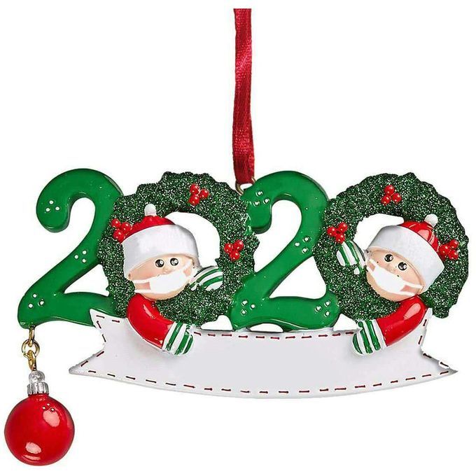 Hristmas De Orations Resin Santa  Laus Pendant  Hristmas Tree Pendant-multi Olor-2 People
