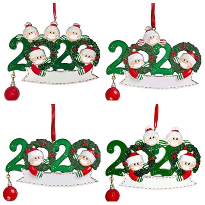Hristmas De Orations Resin Santa  Laus Pendant  Hristmas Tree Pendant-multi Olor-2 People