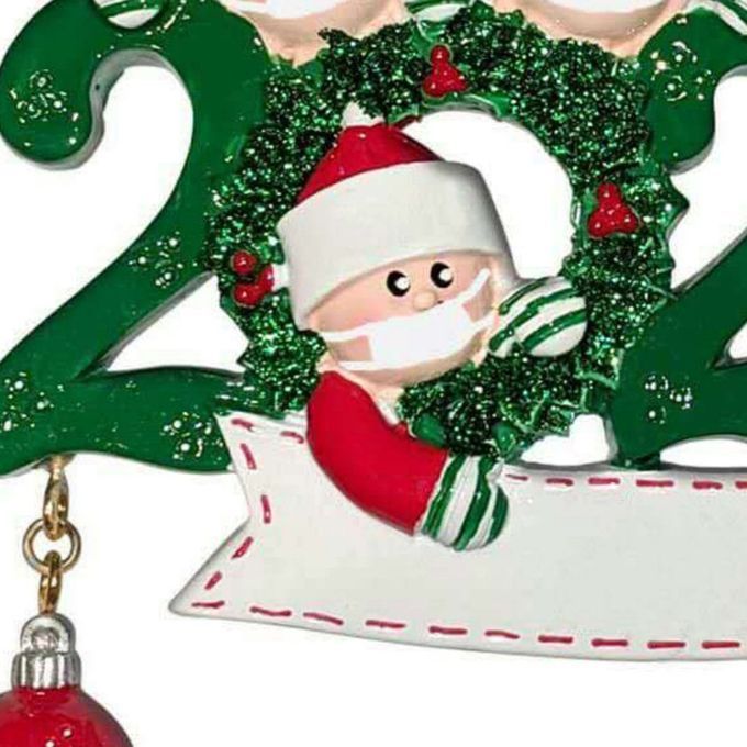 Hristmas De Orations Resin Santa  Laus Pendant  Hristmas Tree Pendant-multi Olor-2 People