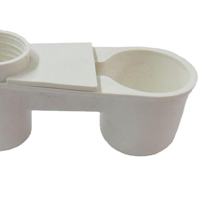 10pcs Plastic Soda   Water Bottle Bird Drinker Feeder Cup Birds White