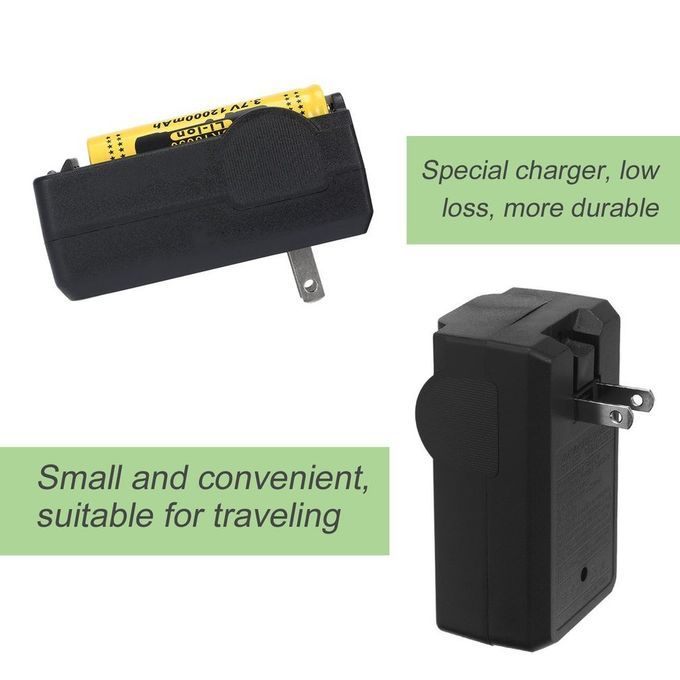 US Plug 186  Li-ion Battery  Harger Travel Wall Home  Harger 110-240V-Black-US
