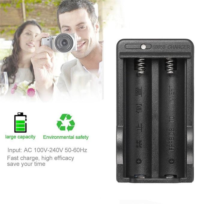 US Plug 186  Li-ion Battery  Harger Travel Wall Home  Harger 110-240V-Black-US