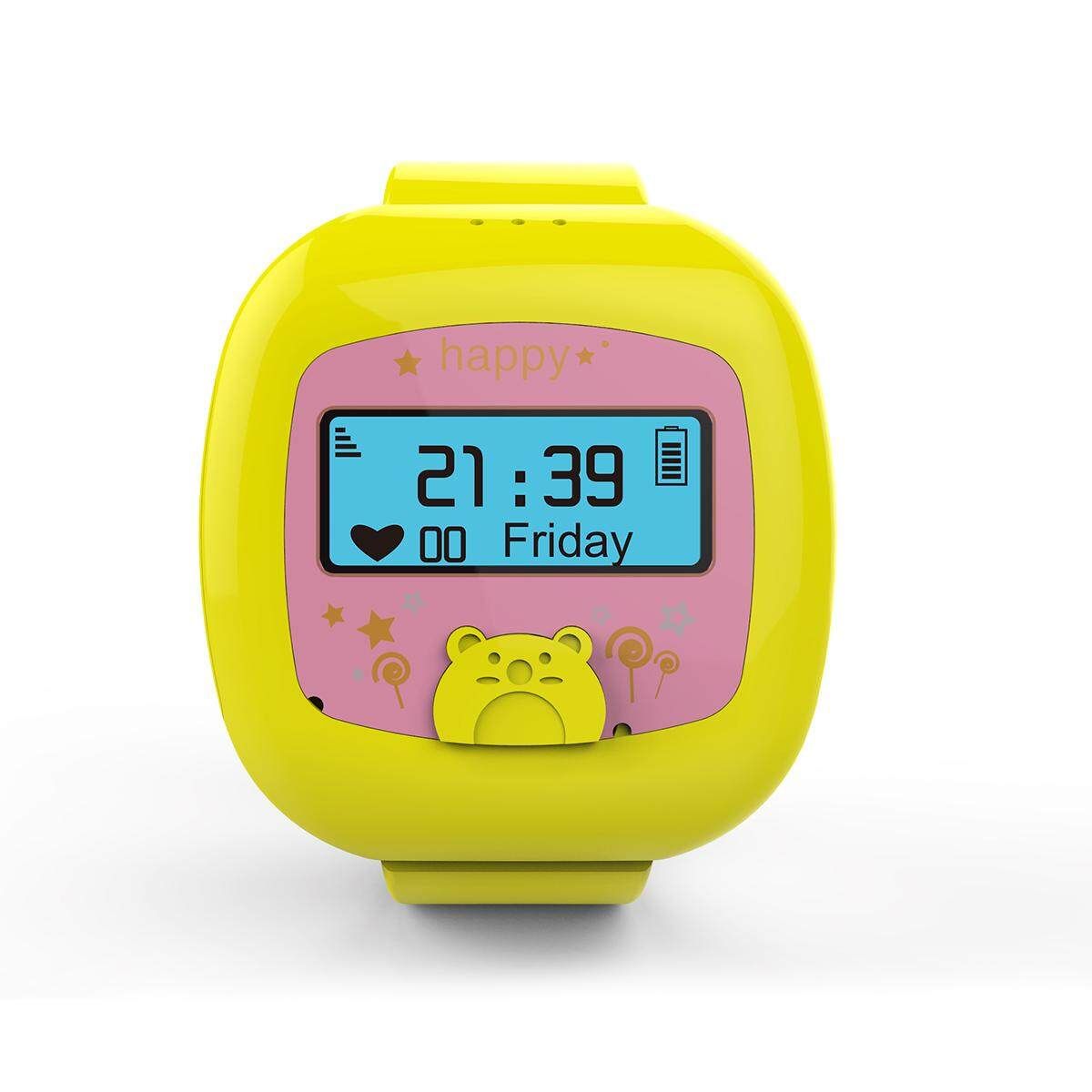 Heats LBS GPS Heart-heart Wireless Smart Children Watch Yellow < Yellow >