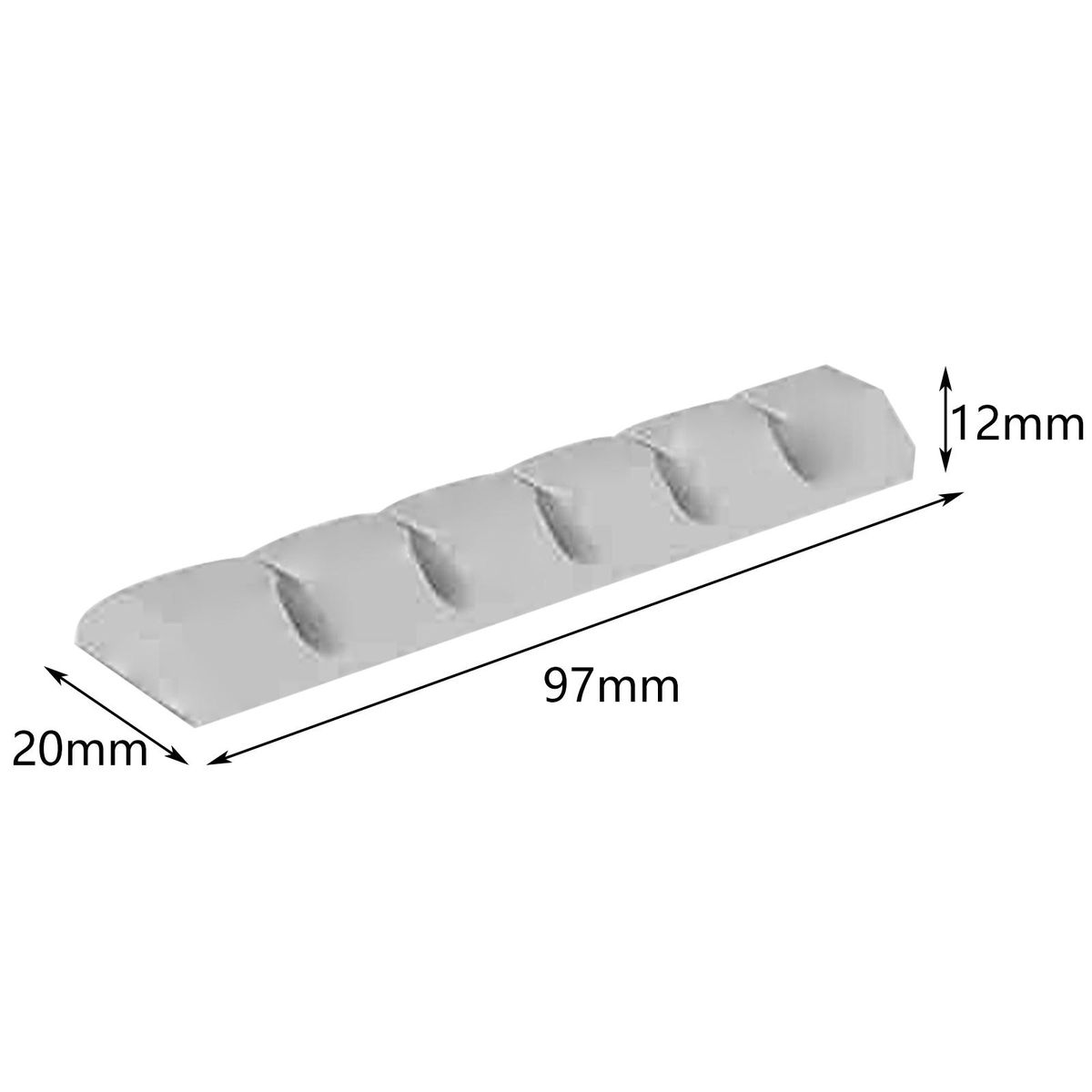 Cable Clips Cable Organizer Data Cable Storage USB Gray
