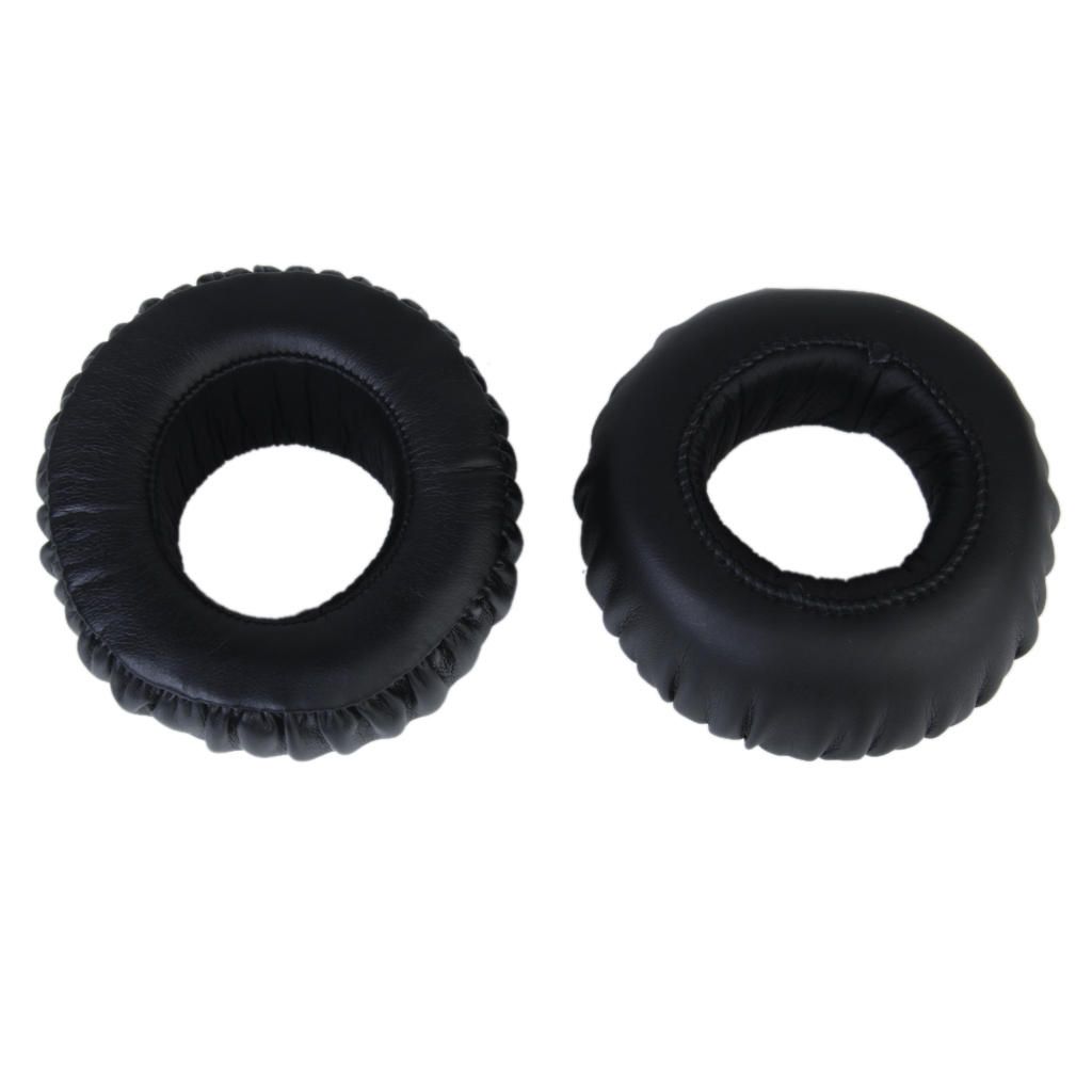 Black Ear Cushion Pads Memory Foam Earpad Replace For SONY MDR-XB500