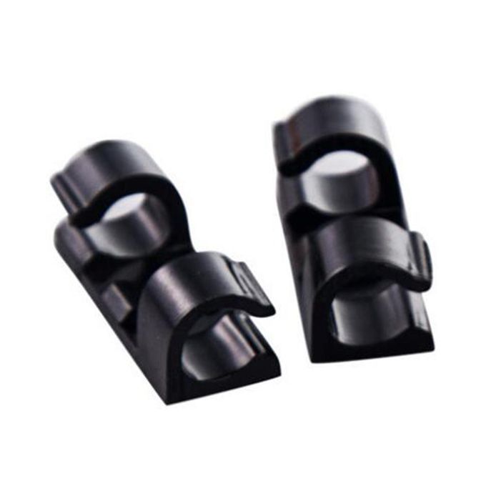 Selfadhesive Wire Tie Cable Clamp For Car Dash Camera GPS 16Pcs Black