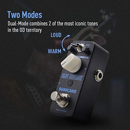 SONICAKE Overdrive Pedal Overdrive Guitar Pedal Guitar Effec