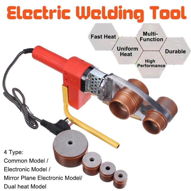 Automatic Electric Heating PPR PE Tube Pipe Welding Machine+ Heads+ Stand+Box Electronic 63 Polishing