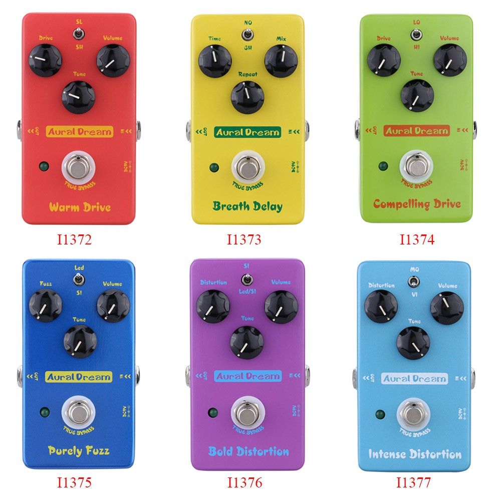 Aural Dream Pruely Fuzz Electric Guitar Effect Pedal Smart