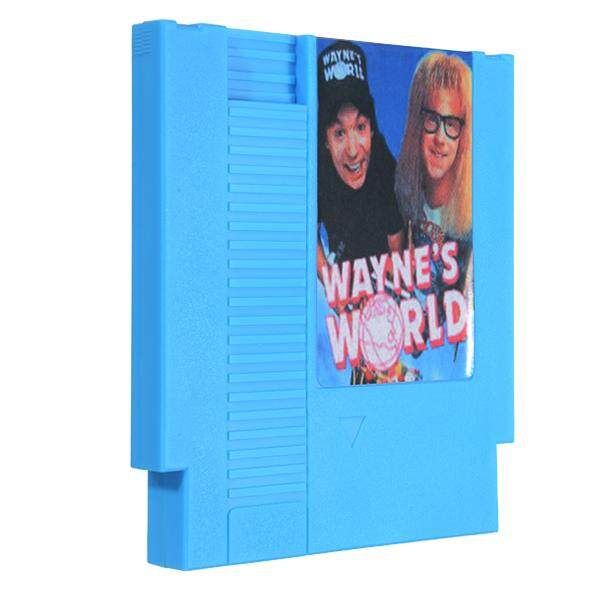 Wayne's World 72 Pin 8 Bit Game Card Cartridge