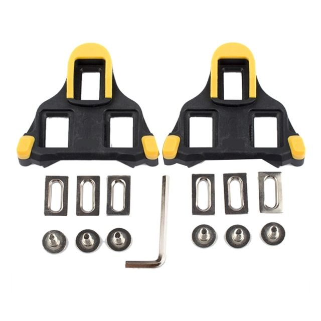 New-road Bike Cleats 6 Degree Float Self-locking C
