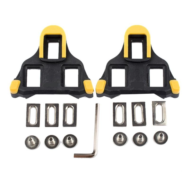 New-road Bike Cleats 6 Degree Float Self-locking C
