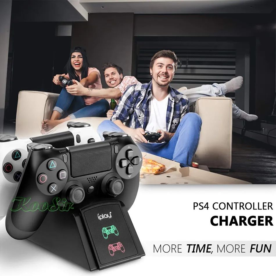 PS4 Controller Charger DualSense Charging Dock Station PS4 Dual USB Handle Fast 5V