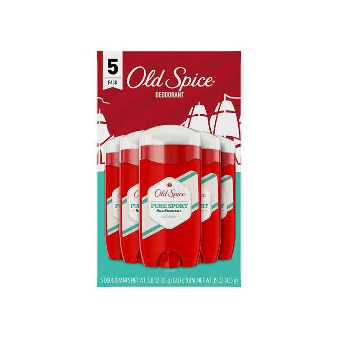 Pure Sport  High Performance Deodorant Stick Roll On 85g X5pk