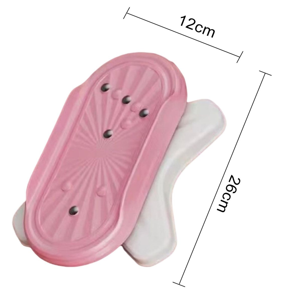 Waist Twisting Disc Equipment Corefit 2-in-1 Waist Twisting Disc Full Pink