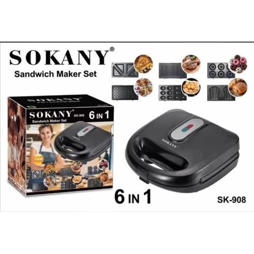 Sokany 6 In 1 Sandwish Maker Set