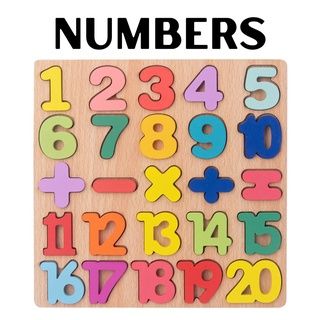 Numbers Educational Puzzles Building Blocks Digital