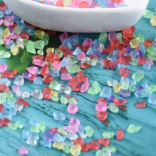 Beach Glass Beads DIY Crystal Epoxy Filler UV Glue Insert