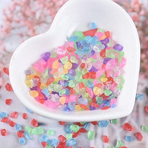 Beach Glass Beads DIY Crystal Epoxy Filler UV Glue Insert