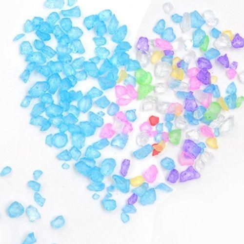 Beach Glass Beads DIY Crystal Epoxy Filler UV Glue Insert
