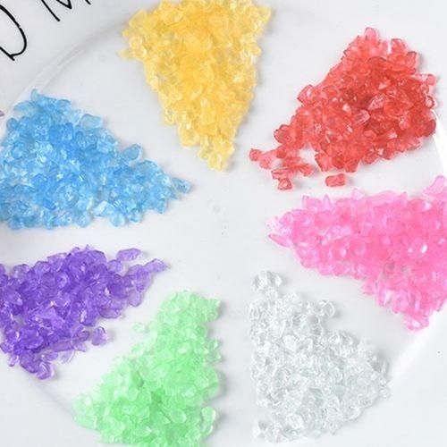Beach Glass Beads DIY Crystal Epoxy Filler UV Glue Insert