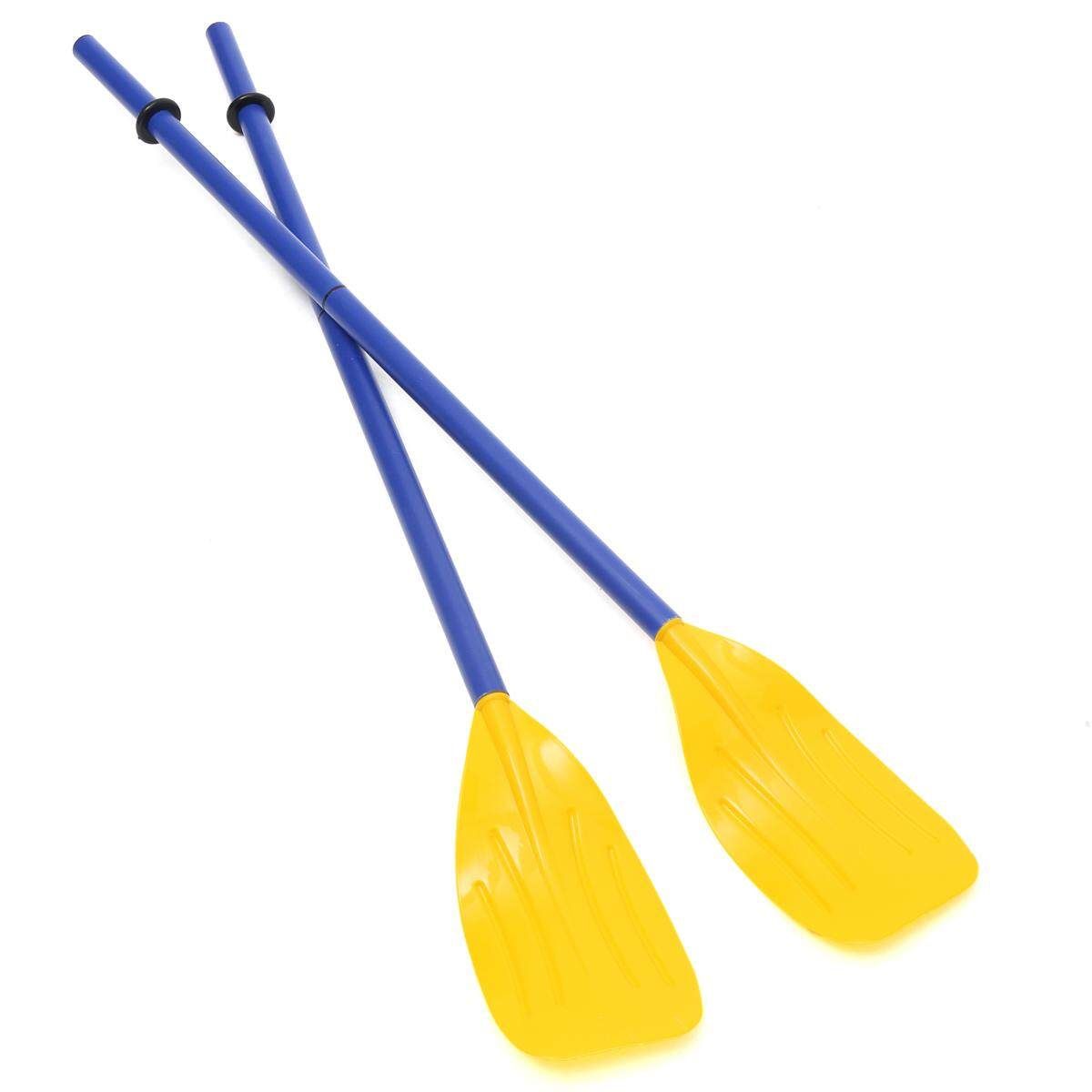 Kayak Paddles Intex French Oars, 1 Pair, 48-inch Yellow+Blue