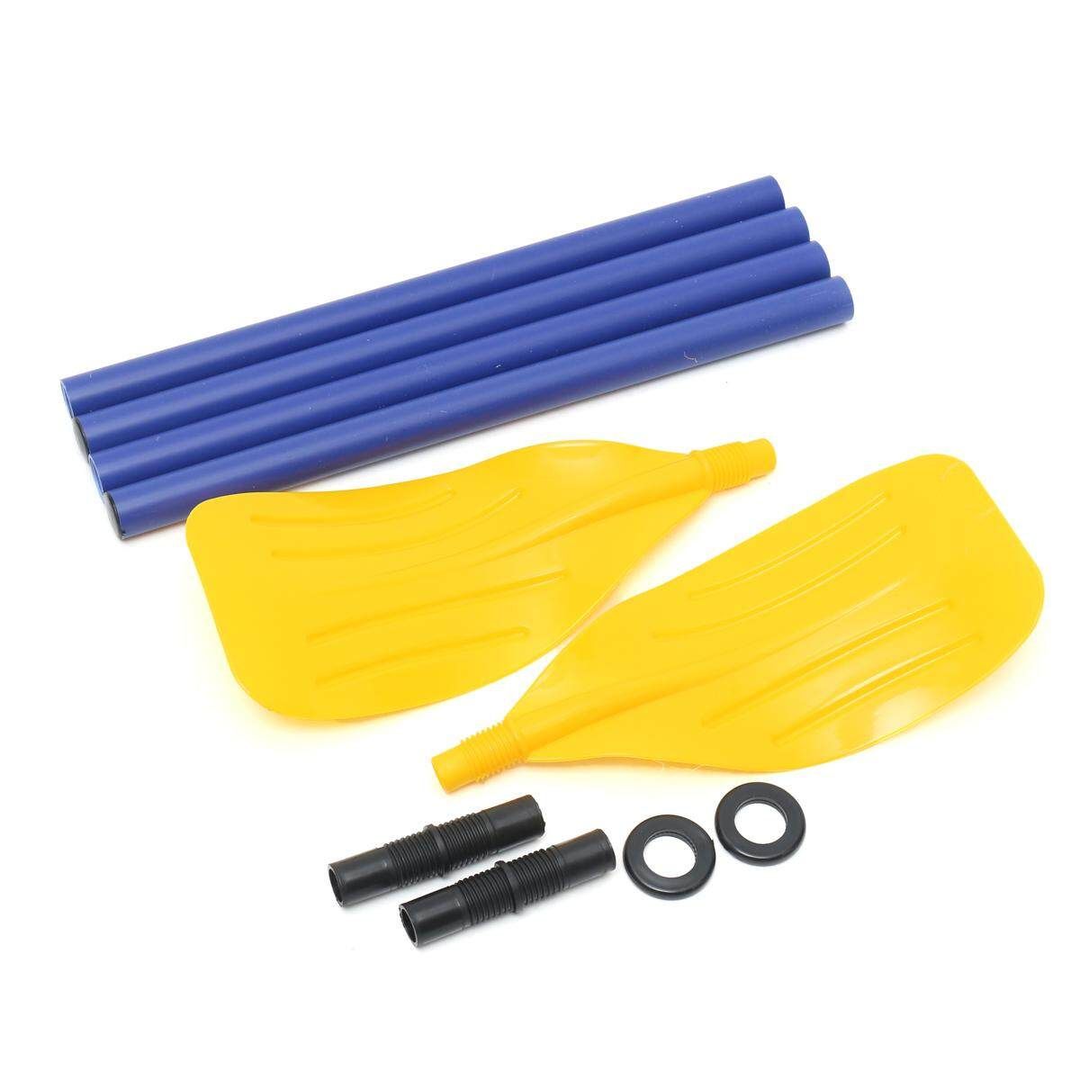 Kayak Paddles Intex French Oars, 1 Pair, 48-inch Yellow+Blue