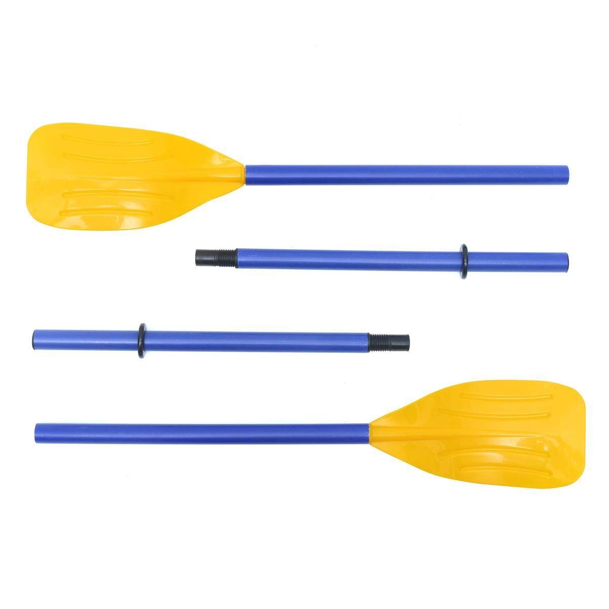 Kayak Paddles Intex French Oars, 1 Pair, 48-inch Yellow+Blue