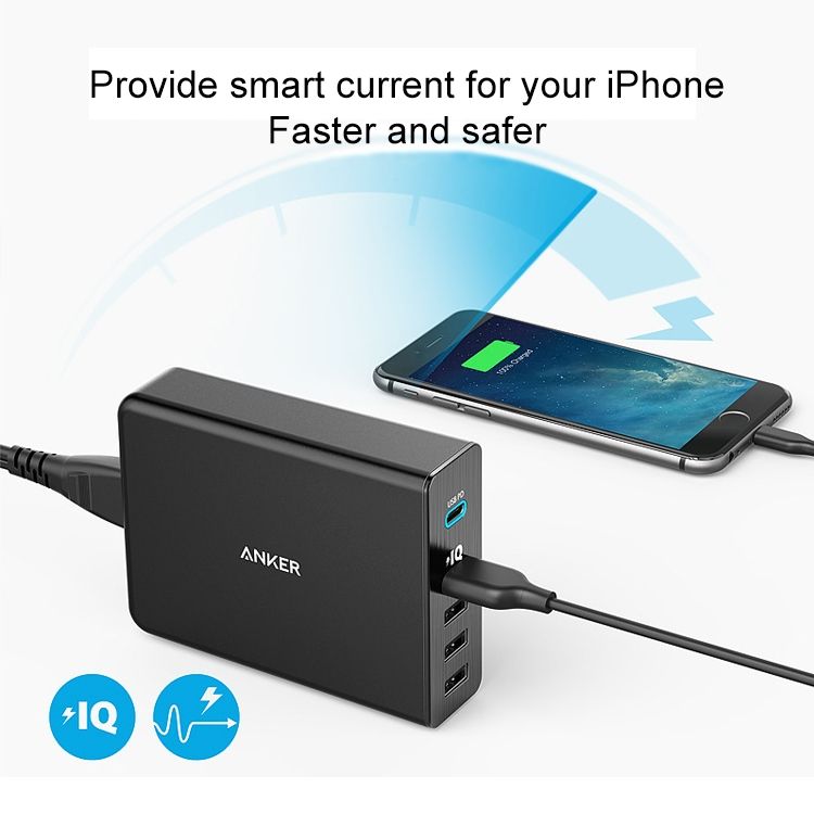 ANKER 2.4A 5 Ports Wall Changer