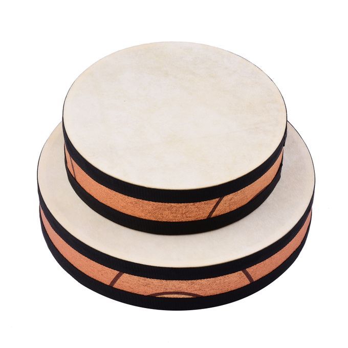10 Inch Ocean Drum Wooden Handheld Sea Wave Drum Percussion