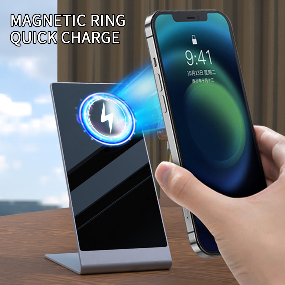 New 15w Magsafing Wireless Charger Stand For Iphone 12 Dock