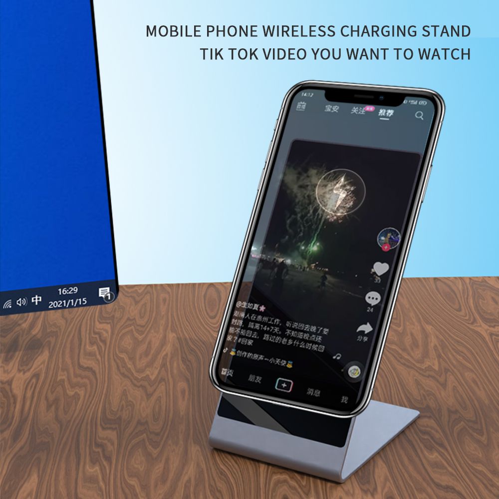 New 15w Magsafing Wireless Charger Stand For Iphone 12 Dock