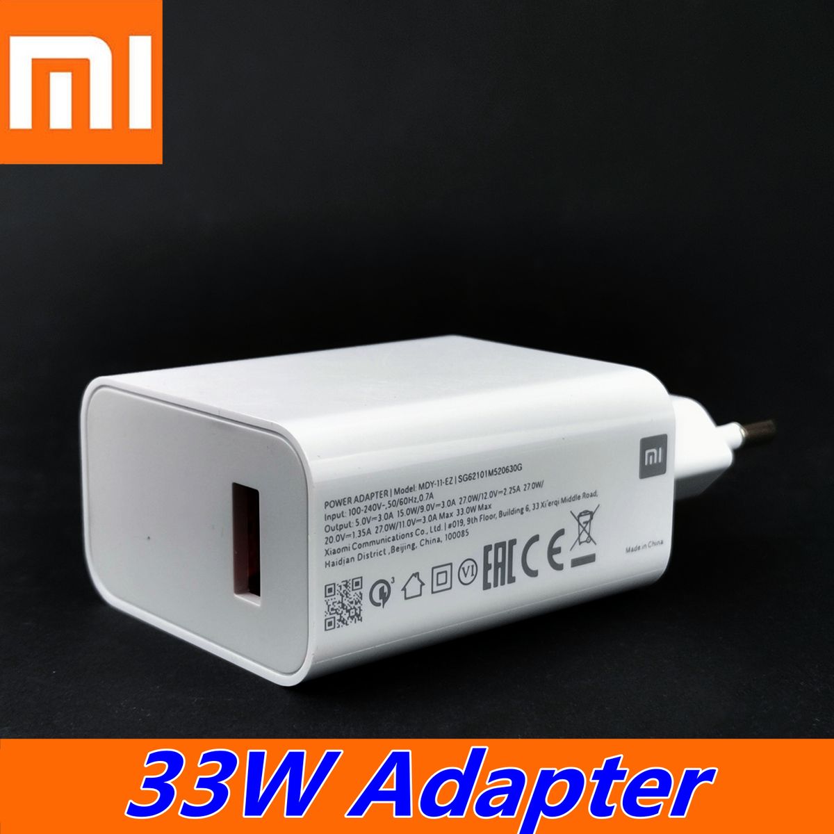 Redmi Note 10 Fast Turbo Charger Eu Qc4.0 33w Wall C